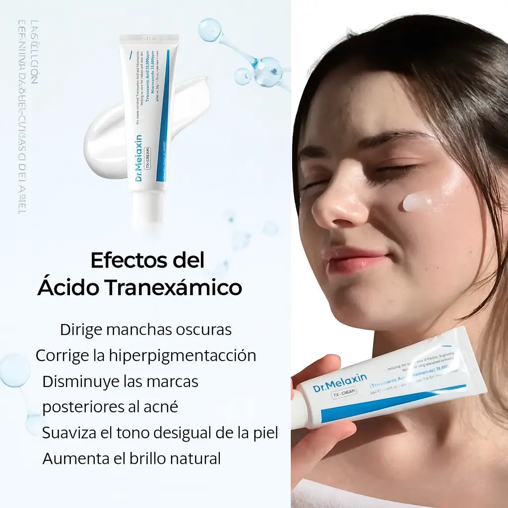 Dr. Melaxin™ Crema Dermatológica con Ácido Tranexámico y Niacinamida que Revitaliza tu Piel