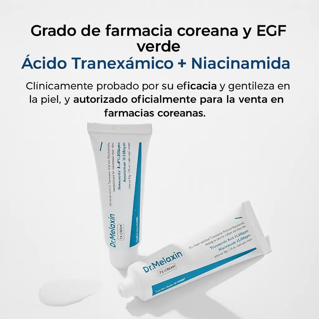 Dr. Melaxin™ Crema Dermatológica con Ácido Tranexámico y Niacinamida que Revitaliza tu Piel